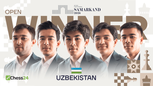 🥇 Uzbekistan, China Both Win To Clinch Olympiad Gold  