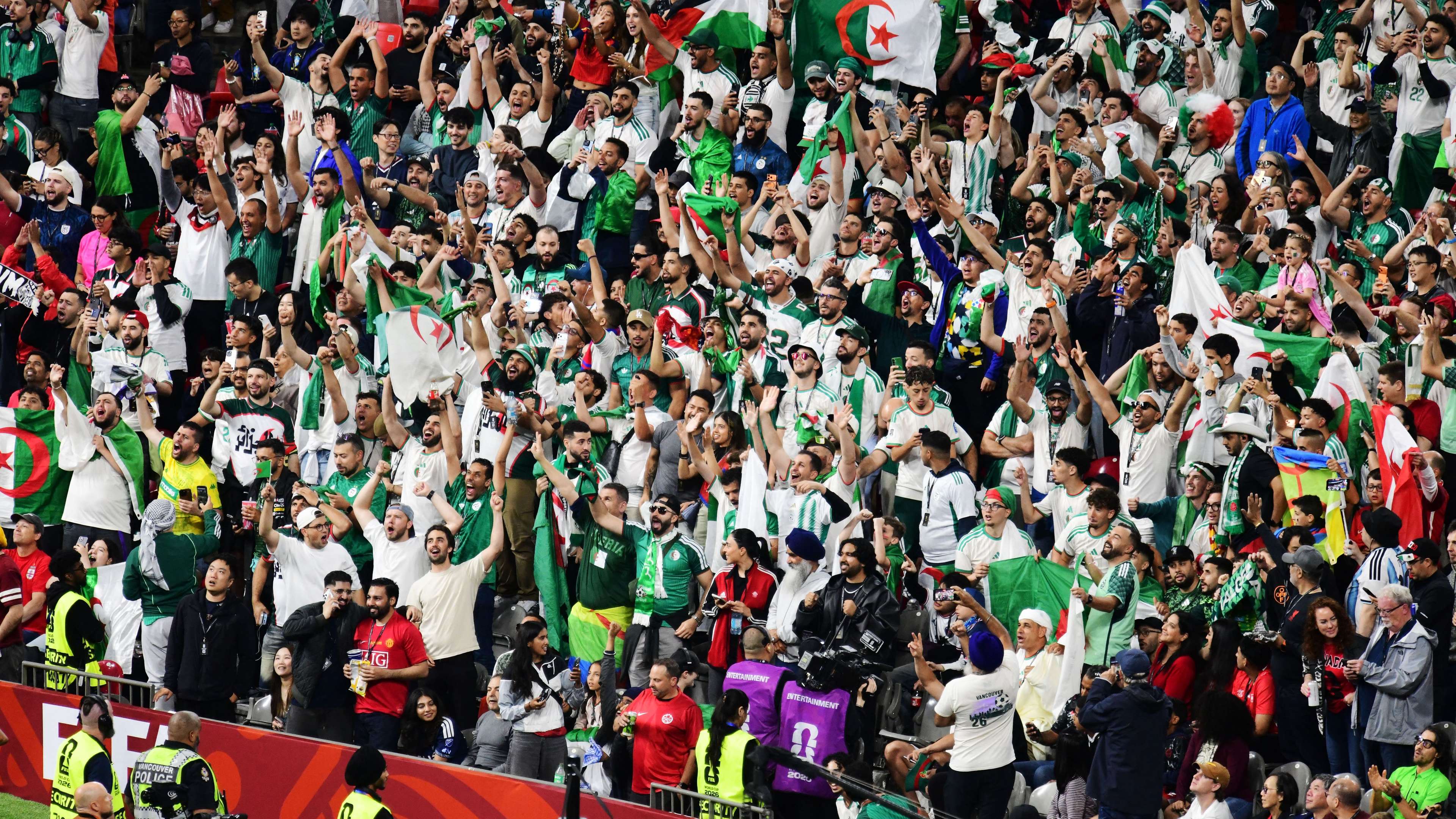 A player of the Algeria national team was sent off after an altercation with the coaching staff  