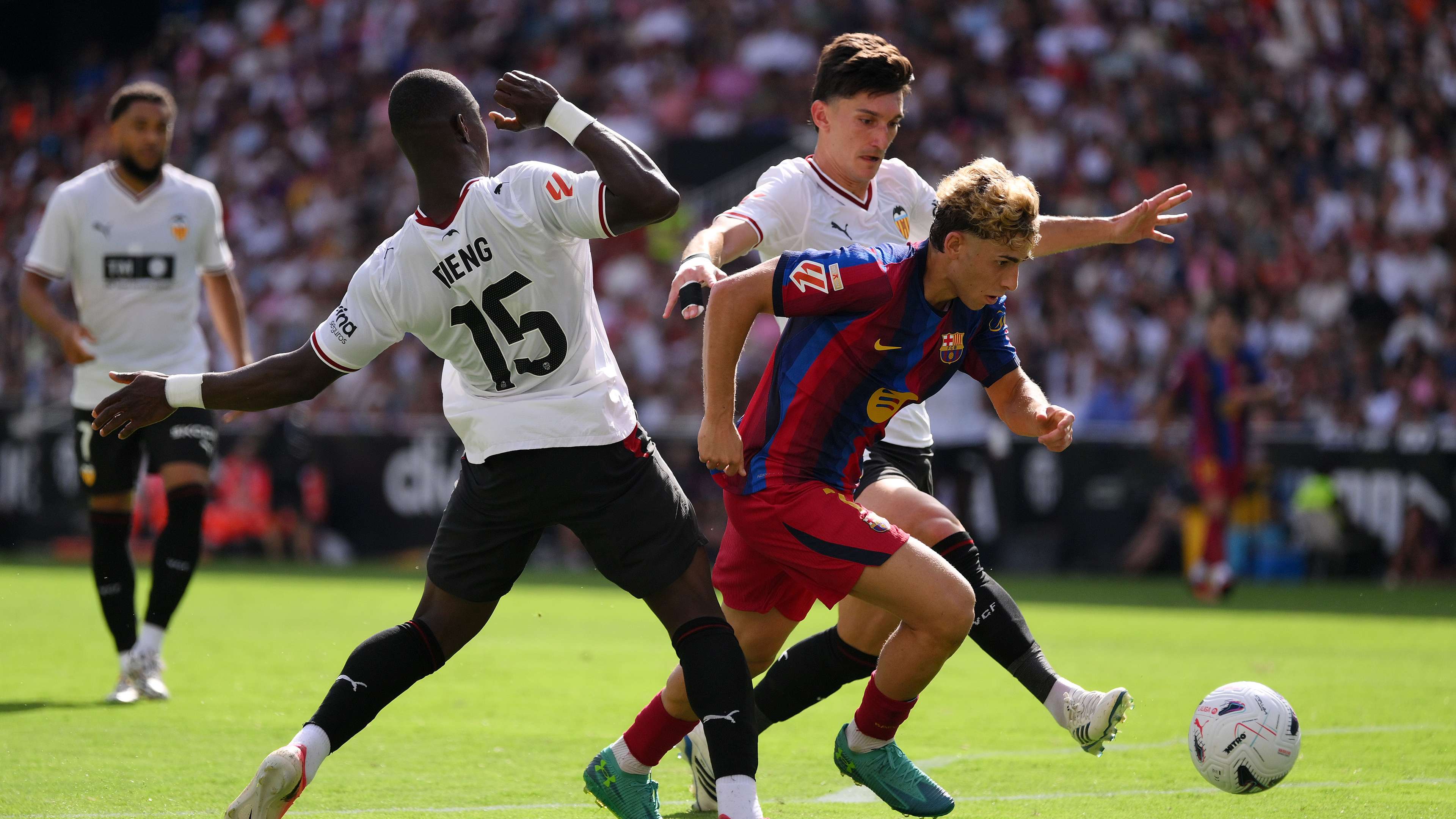 A goal, an assist and a Maradona-esque touch: Fermin steals the spotlight at Mestalla  