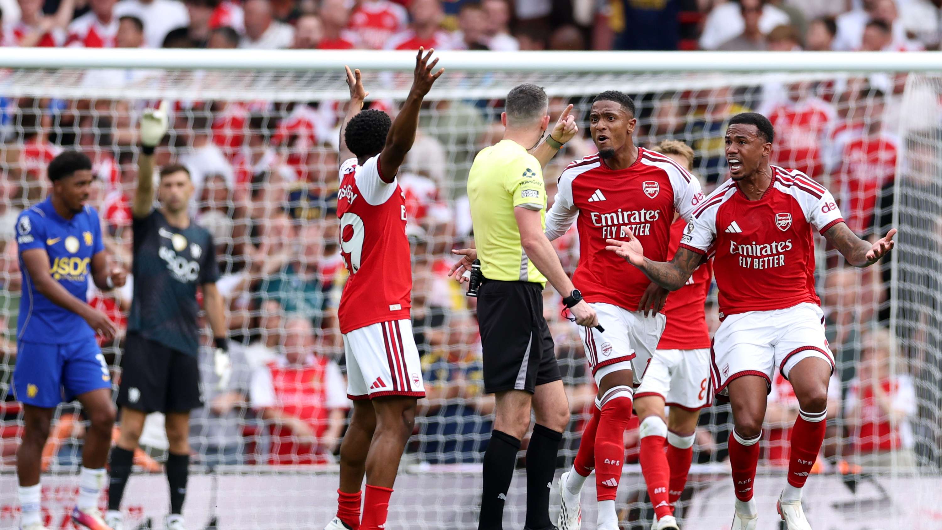 VAR denies Calafiori equaliser while Gabriel avoids London derby red  