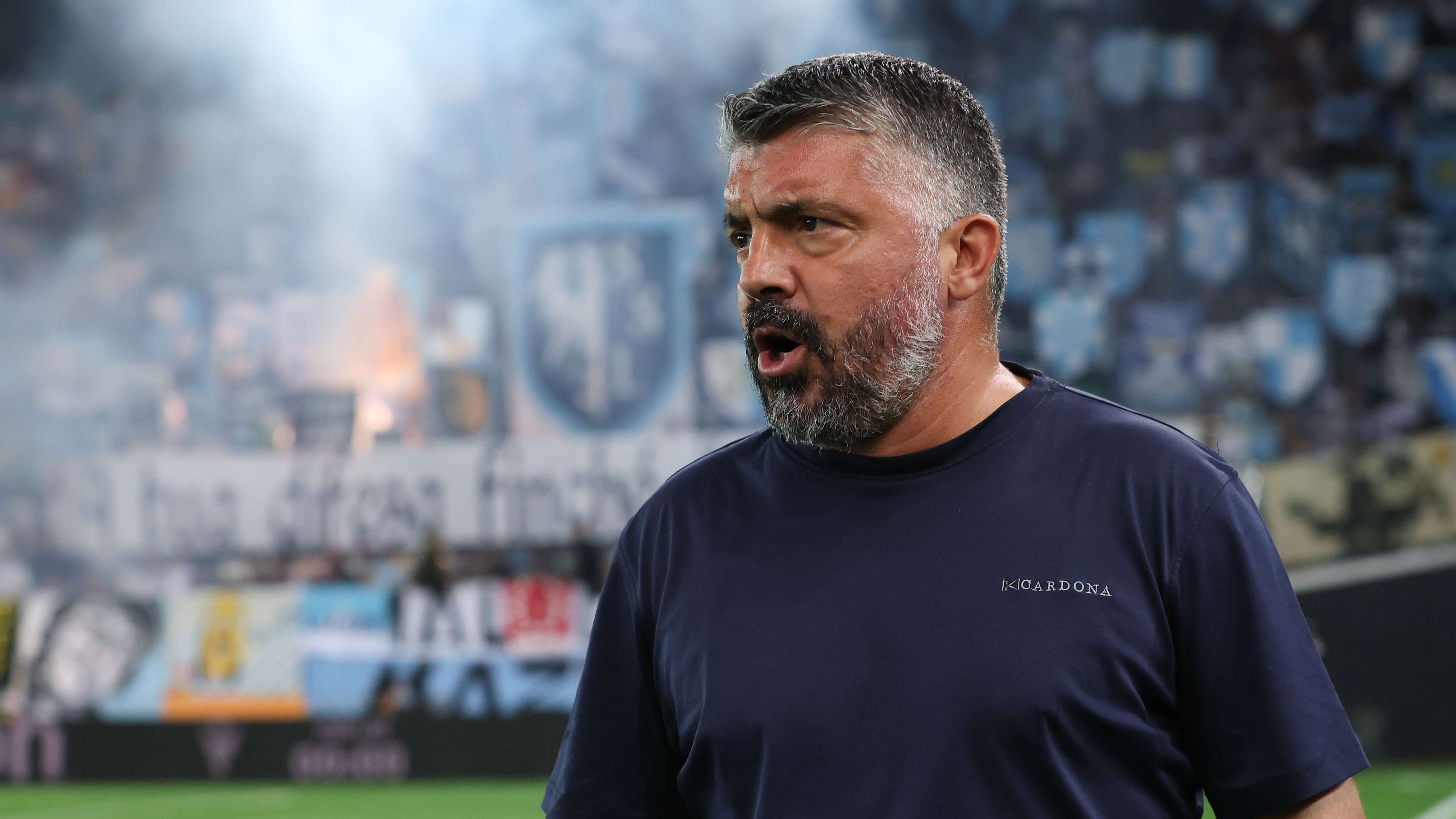 'Like the COVID period' - Gattuso fumes at empty Lazio stadium during fan boycott  