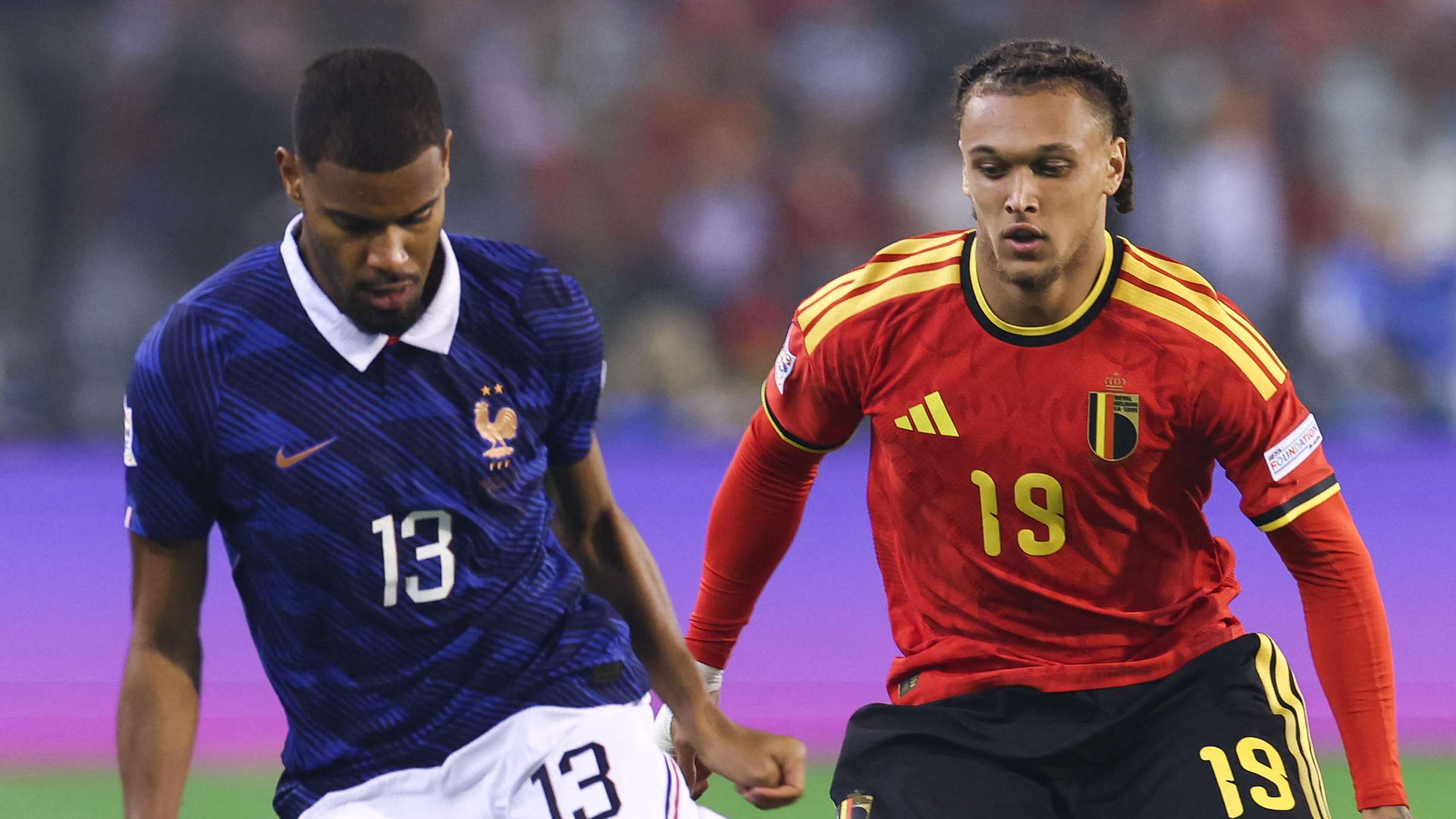 Diouf shines in new role for France  