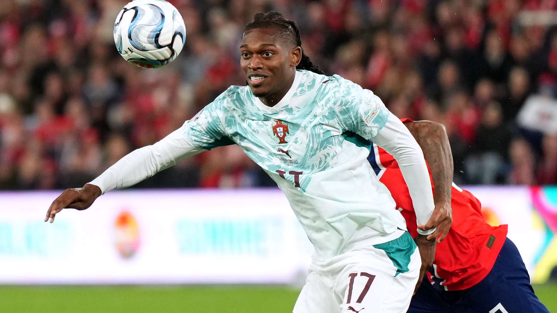 Ronaldo leaves Portugal, Leao the new No. 7  