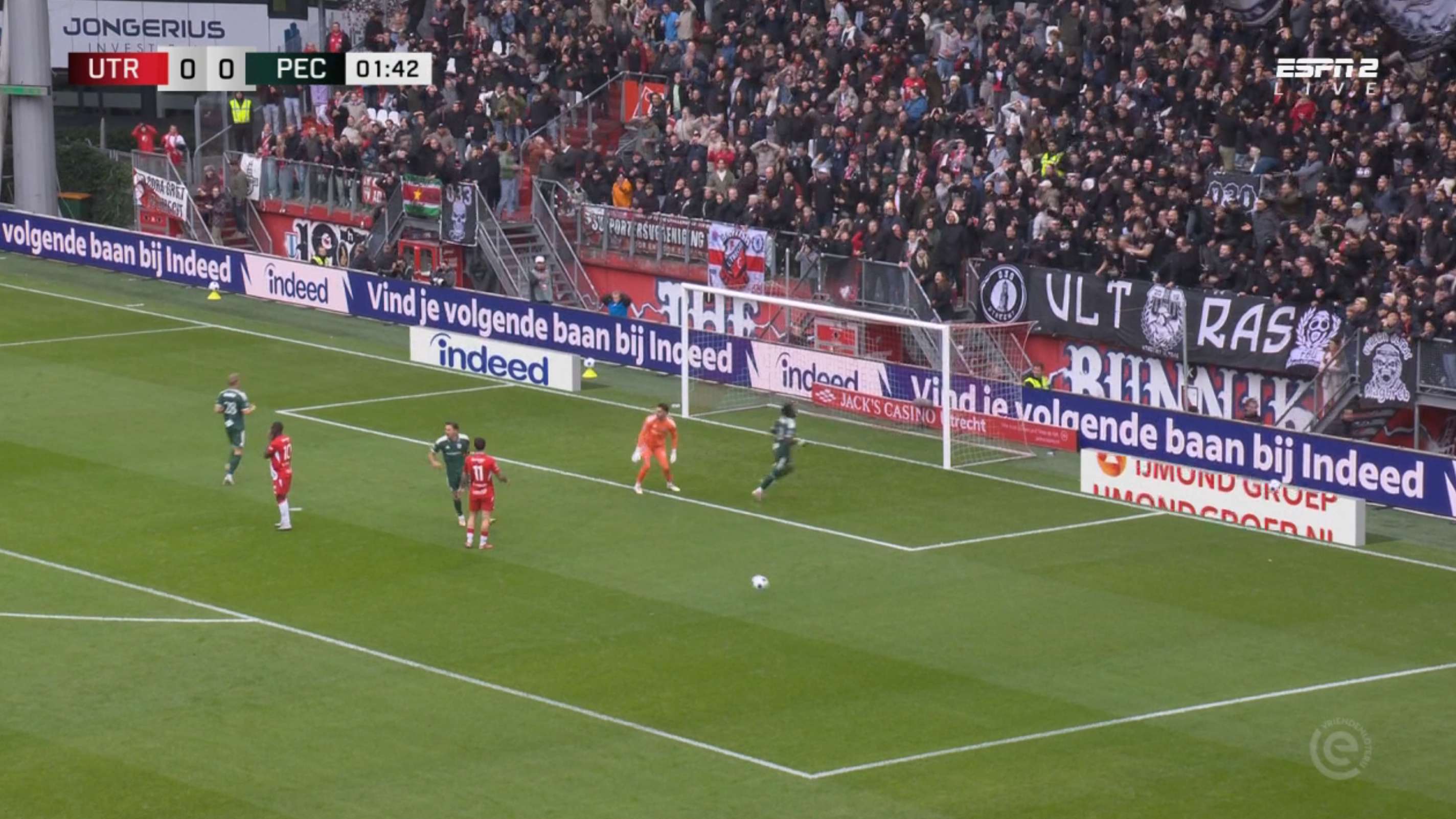 FC Utrecht star Cathline sparks fury with absurd act in second minute  