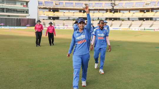 Vaishnavi Sharma's maiden five-fer helps India complete 3-0 sweep  